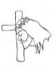 Ausmalbilder Jesus mit Dornenkrone