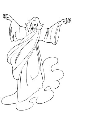 Ausmalbilder Jesus 3
