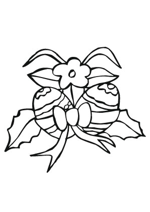 Ausmalbilder Ostereier mit Blumen