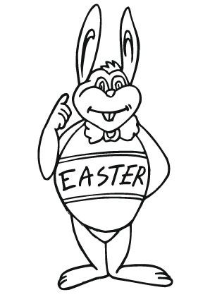 Ausmalbilder Osterhase 2