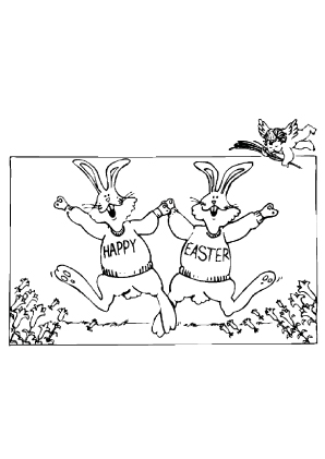 Ausmalbilder Frohe Ostern
