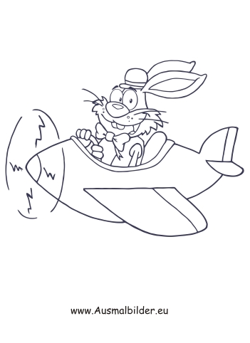 Ausmalbilder Osterhase 15