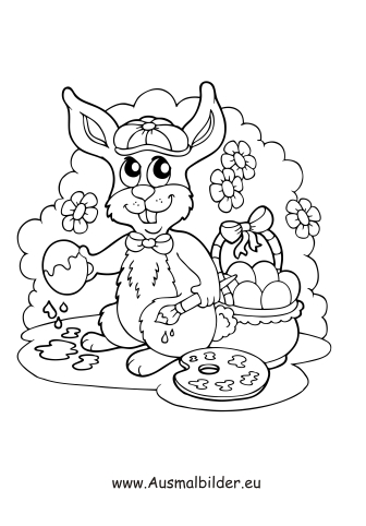 Ausmalbilder Osterhase 18