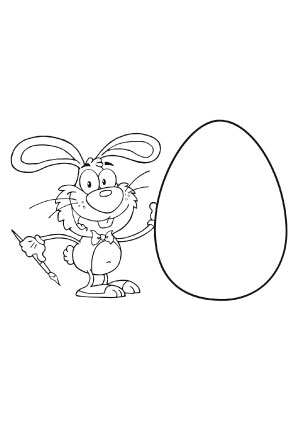Ausmalbilder Osterhase 30