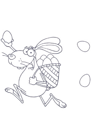 Ausmalbilder Osterhase 31