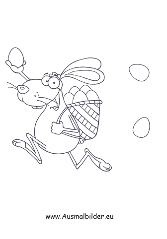 Ausmalbilder Osterhase 5