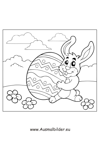 Ausmalbilder Osterhase 8